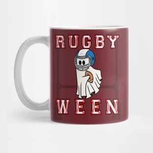 Rugby Ghost, Halloween Mug